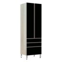 Ver imagem 1 de Paneleiro 70Cm Luci Legno Crema Com Preto Tx