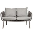 Ver imagem 5 de Sofá 2 Lugares em Polipropileno com Estofado Resistente À Água Base em Aço Pintado Noronha