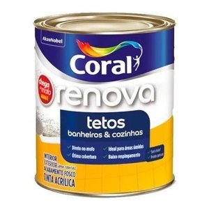 Tinta Chega de Mofo Branco Fosco 900ml - Coral
