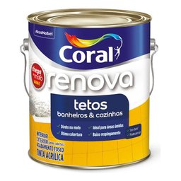 Tinta Chega de Mofo Branco Fosco 900ml - Coral - 2