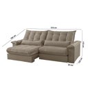 Ver imagem 6 de Sofá Classic Veludo 02 Módulos 80 Cm B25 Meu Sofá Online