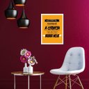 Ver imagem 2 de Quadro Cerveja - Não Deixe para Amanhã 33x24cm:madeira Preta