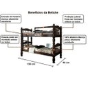Ver imagem 2 de BELICHE MADEIRA MACIÇA PALMO - TABACO