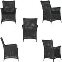 Ver imagem 5 de 4 Poltronas e 1 Mesa Igapó em Alumínio Pintura Preta Corda Náutica Estofado 12