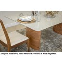 Ver imagem 2 de Mesa Jantar Perth Carvalho Amêndoa Tampo Off White 200cm - 68731