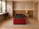 Ver imagem 3 de Cama Box Baú Solteiro com Encaixe para Colchão e Puxador Embutido:Vermelho