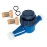 Hidrômetro Multijato 1'' 7m³/h | Range 80 + conjunto de Conexão 1" Renova Medição MR 6,3M³/H DN25 +  - 2