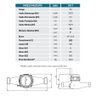 Hidrômetro Multijato 1'' 7m³/h | Range 80 + conjunto de Conexão 1" Renova Medição MR 6,3M³/H DN25 +  - 5
