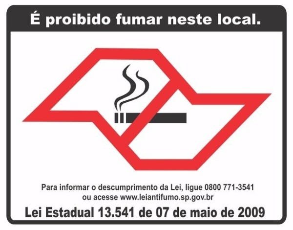 Placa Proibido Fumar Pvc Jaime 12 Unidades - 2