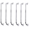 Barra de Apoio 70cm Aço Inox Kit 6 Unidades Acessibilidade Idoso Gestante Criança Cadeirante Banheir - 1