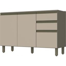 Cozinha Modulada Conect com 11 Peças Duna/cristal - Henn - 8