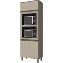 Ver imagem 2 de Cozinha Modulada Conect com 11 Peças Duna/cristal - Henn