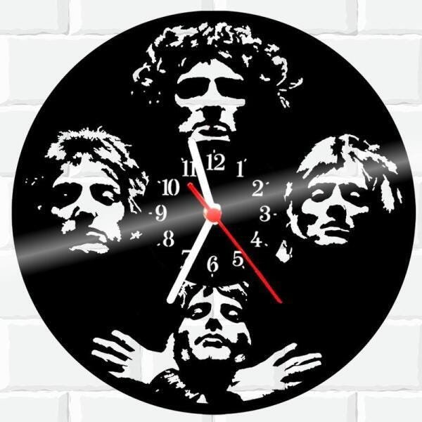 Relógio De Vinil Disco LP Parede Queen | MadeiraMadeira