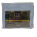 Ver imagem 3 de Jogo de Lençol 4 Peças Golden Rozac 200 Fios Hypercal Quenn Azul Claro