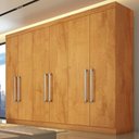 Ver imagem 1 de Guarda Roupa Casal 100% MDF Alba 6 Portas