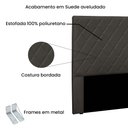 Ver imagem 3 de Cabeceira Queen 160cm Diamante Suede - Lucadi Home