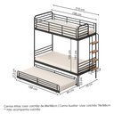 Ver imagem 3 de Treliche em Ferro Aço Carbono Tubular Teko Casatema MadeiraOriginals Preto/Fosco/Álamo