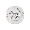 Ver imagem 1 de Conjunto com 6 Pratos de Sobremesa Happy Easter D Pascoa Ø21cm Alleanza Cerâmica