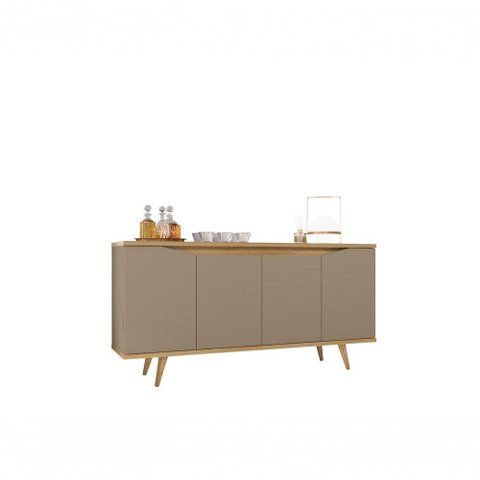 Buffet Villa Aurora 4 Portas MDF-MDP 160cm Fendi Casa D Móveis