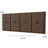 Painel Cabeceira Cama Casal 1,40 Madeira Suede Marrom – Comprar Móveis para Sua Casa - 2