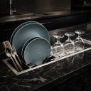 Ver imagem 6 de Calha Molhada Aço Inox 304 Canal Organizador de Sobrepor para Cozinha Profissional