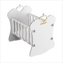 Ver imagem 1 de Berço Infantil Bebê Reborn 52,2 X 55,5 Branco Ofertamo