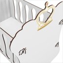 Ver imagem 4 de Berço Infantil Bebê Reborn 52,2 X 55,5 Branco Ofertamo