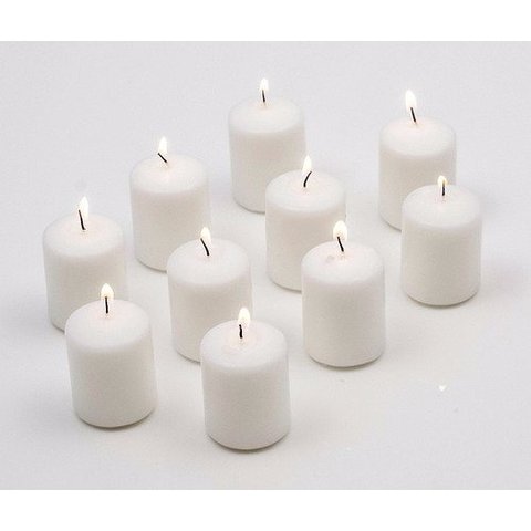 Kit Com 100 Velas Decoração Casamento, Festas - Até 6 Horas