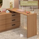 Ver mais imagens de Mesa Manicure em L 138CMX138CMX43,5cm com 6 Gavetas Leonie