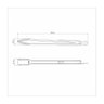 Pegador de Carne Tramontina Churrasco Black com Lamina em Aço Inox e Proteção Emborrachada Preto - 4