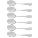 Ver imagem 1 de Kit 6 Colheres Aço Inox Servir Positano 26cm Lyor Colher Arroz Restaurante Sobremesas Assados