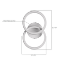 Ver imagem 5 de Plafon Taschibra Village Circle Led 10w 3000k Luz Amarela Bivolt Branco