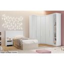 Ver imagem 5 de Módulo de Quarto Solteiro Guarda Roupa C- 2 Portas e 3 Gavetas Rizon-linea Cumaru-fendi