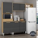 Ver imagem 1 de Armário de Cozinha 4 Portas 1 Gaveta Isabelle Aramóveis 