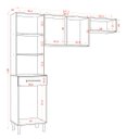 Ver imagem 5 de Armário de Cozinha 4 Portas 1 Gaveta Isabelle Aramóveis 