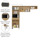 Ver imagem 4 de Armário de Cozinha 4 Portas 1 Gaveta Isabelle Aramóveis 