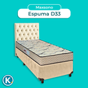 Ver imagem 4 de Kit Cabeceira + Cama Box + Colchão Solteiro D33 Maxsono Paropas