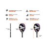 Raquete de Beach Tennis Fiberglass Atrio - ES416 - 4