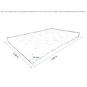 Ver imagem 4 de Colchão Futon Casal Dobrável Sofa Cama Verde Militar