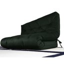 Ver imagem 1 de Colchão Futon Casal Dobrável Sofa Cama Verde Militar