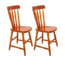 Ver imagem 1 de Kit 2 Cadeiras Piratini em Madeira Maciça Colonial 150