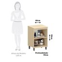 Ver imagem 4 de Balcão de Cozinha 100% MDF 2 Portas 60cm Aura Luciane Móveis