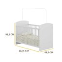 Ver imagem 6 de Berço para Colchão 60 x 130 cm Ana Lívia Multimóveis FG0515 Branco
