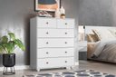 Ver imagem 4 de Cômoda Argos 6 Gavetas Retrô Branco
