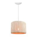 Ver imagem 2 de Luminária Paris de Teto em Corda Sisal Natural Palha Rústico:branco