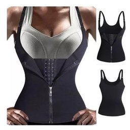 Cinta Modeladora Cintura Mulheres Colete Zíper Praticidade - 7