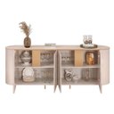 Ver imagem 2 de Buffet 4 Portas Cleo 1,96m de Largura Arredondada - Dj Móveis