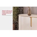 Ver imagem 4 de Buffet 4 Portas Cleo 1,96m de Largura Arredondada - Dj Móveis