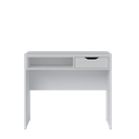 Ver imagem 5 de Escrivaninha Estudo Bit 90cm com 1 Gaveta Branco Fosco Colibri Moveis