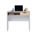 Ver imagem 7 de Escrivaninha Estudo Bit 90cm com 1 Gaveta Taurani Nobre Colibri Moveis